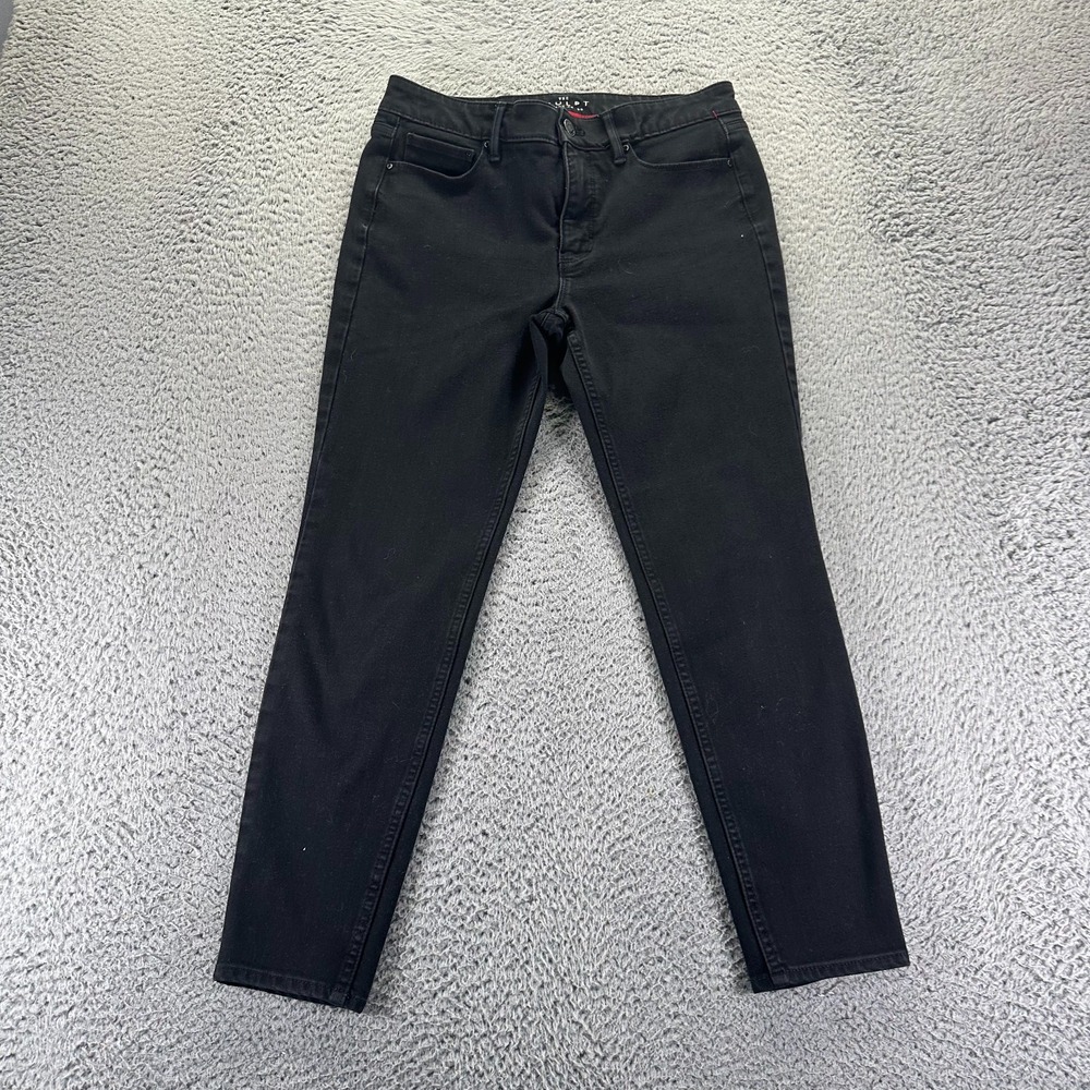 White House Black Market The Sculpt Jeans Womens 4 Black Denim Skinny Leg Ankle